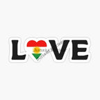 Kurdistan Flag Car Stickers