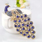 Luxury Peacock Feather Brooch