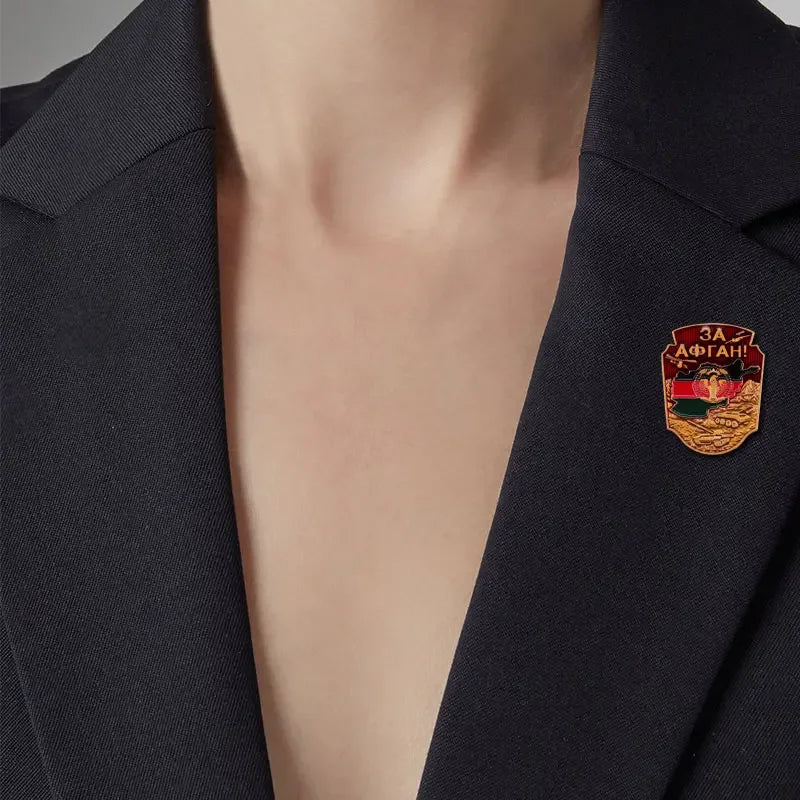 Afghan Enamel pin