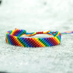 Trendy LGBTQ Braided Rope Bracelet