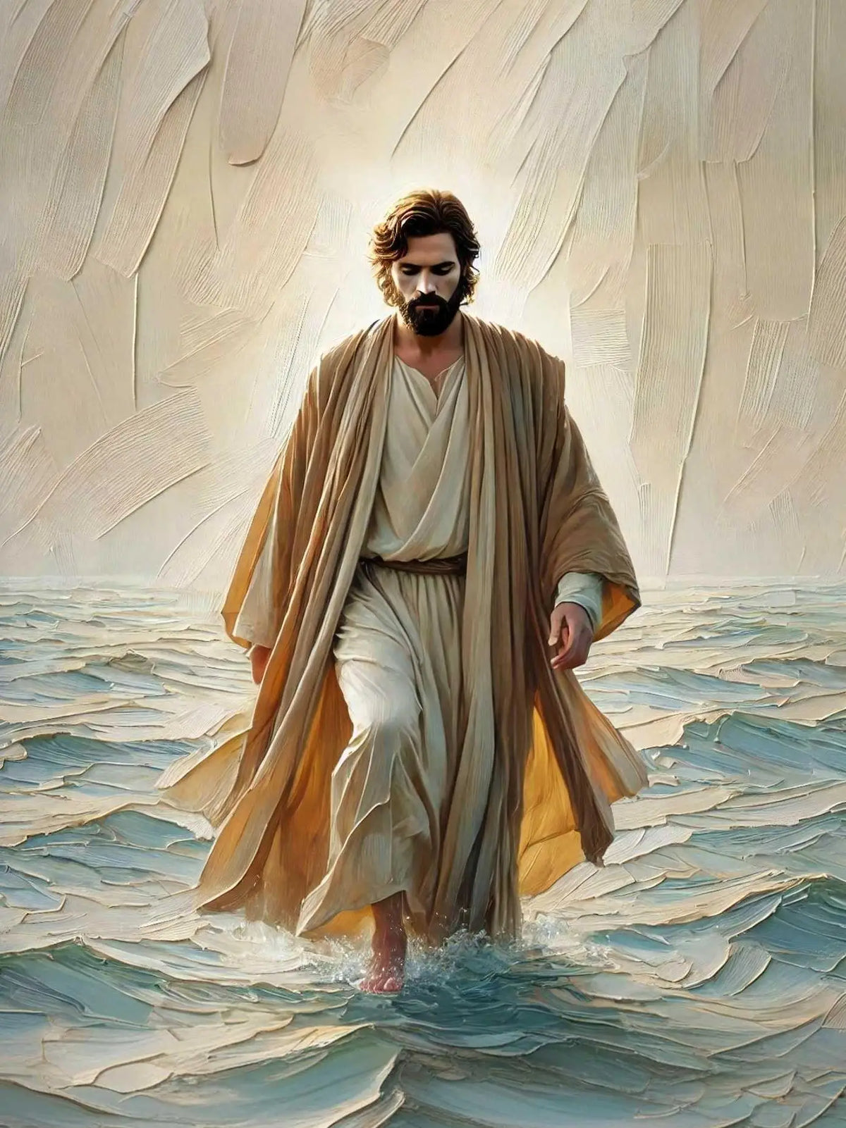 Jesus With Woman Christian Posters Savior