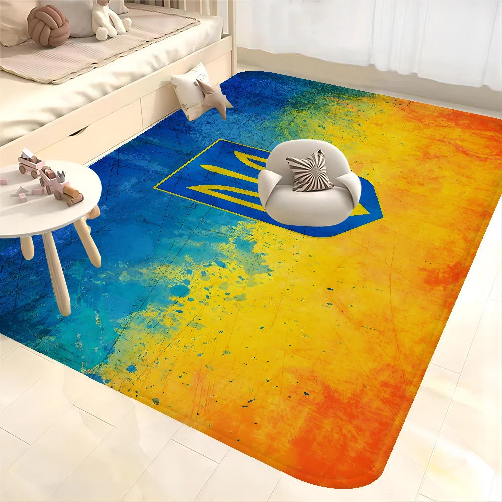 Ukraine Flag Entrance Door Mat