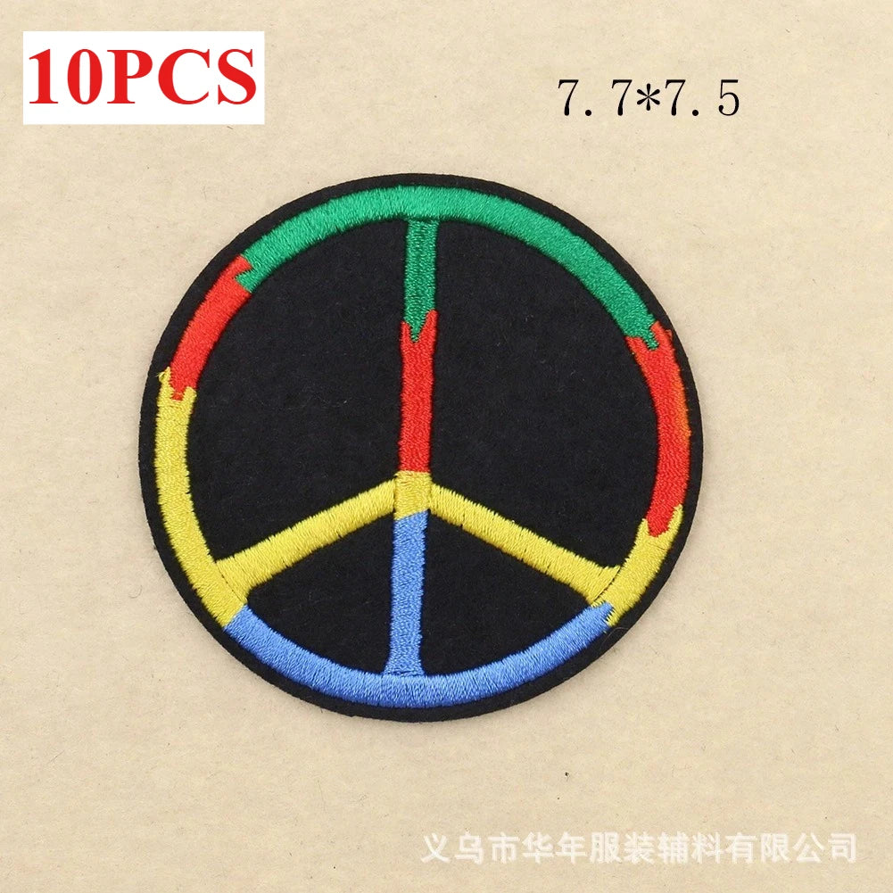 10PCS/BULK Embroidery Cloth ace Sticker