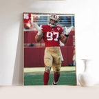 N-Nick B-Bosa Poster Self-adhesive Art  Paper Sticker
