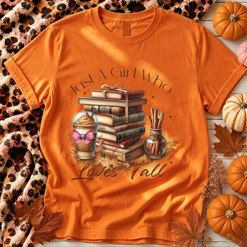 Just A Girl Who Loves Fall T Shirt