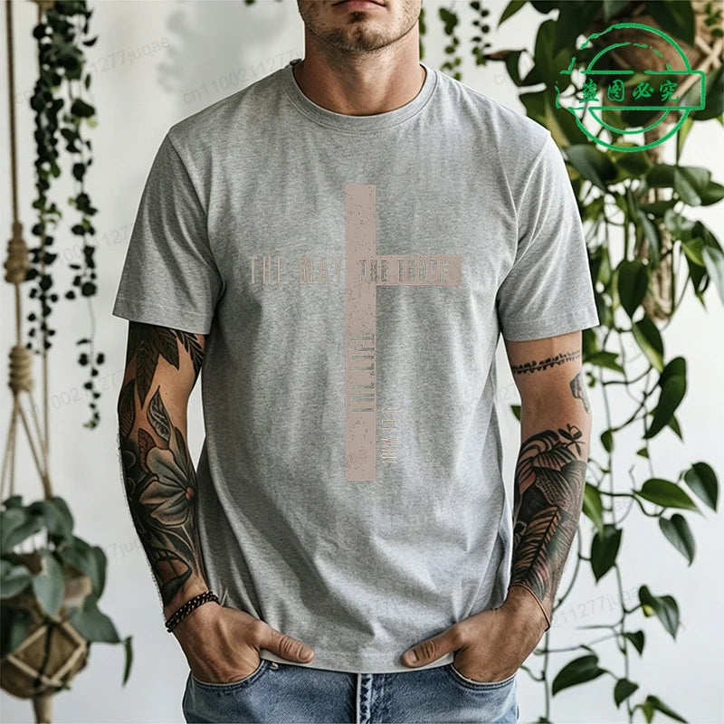 Men Jesus Is King Graphic T-Shirt