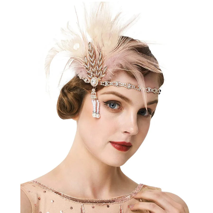 Peacock Feather Headband