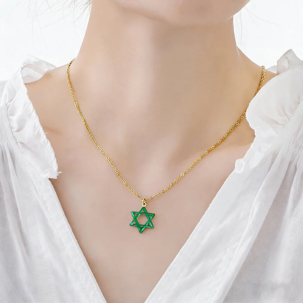 Simple Star of David Necklace