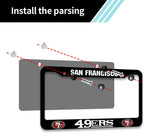 2PCS San Francisco 49ers Novelty License Plate