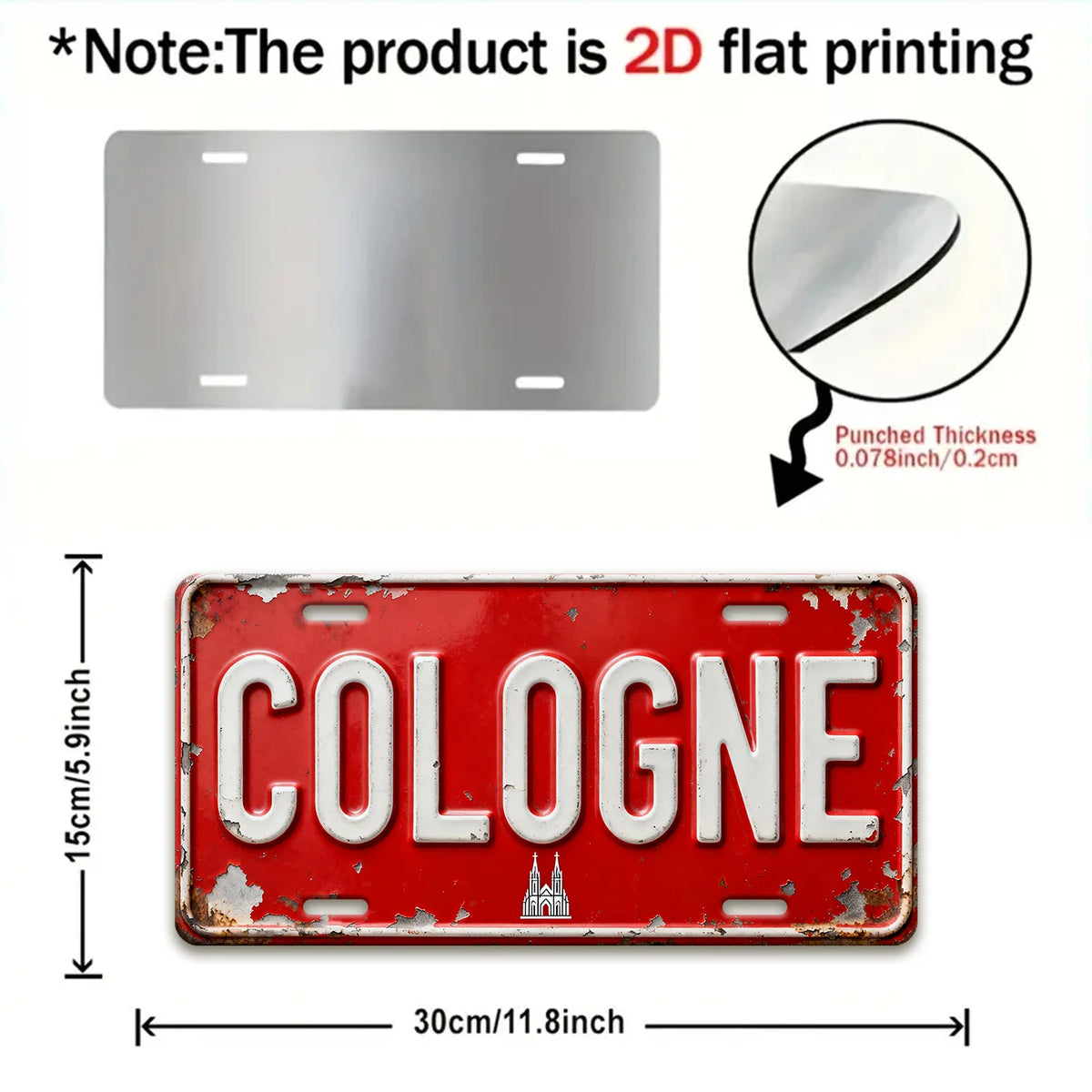 Cologne Tin Sign