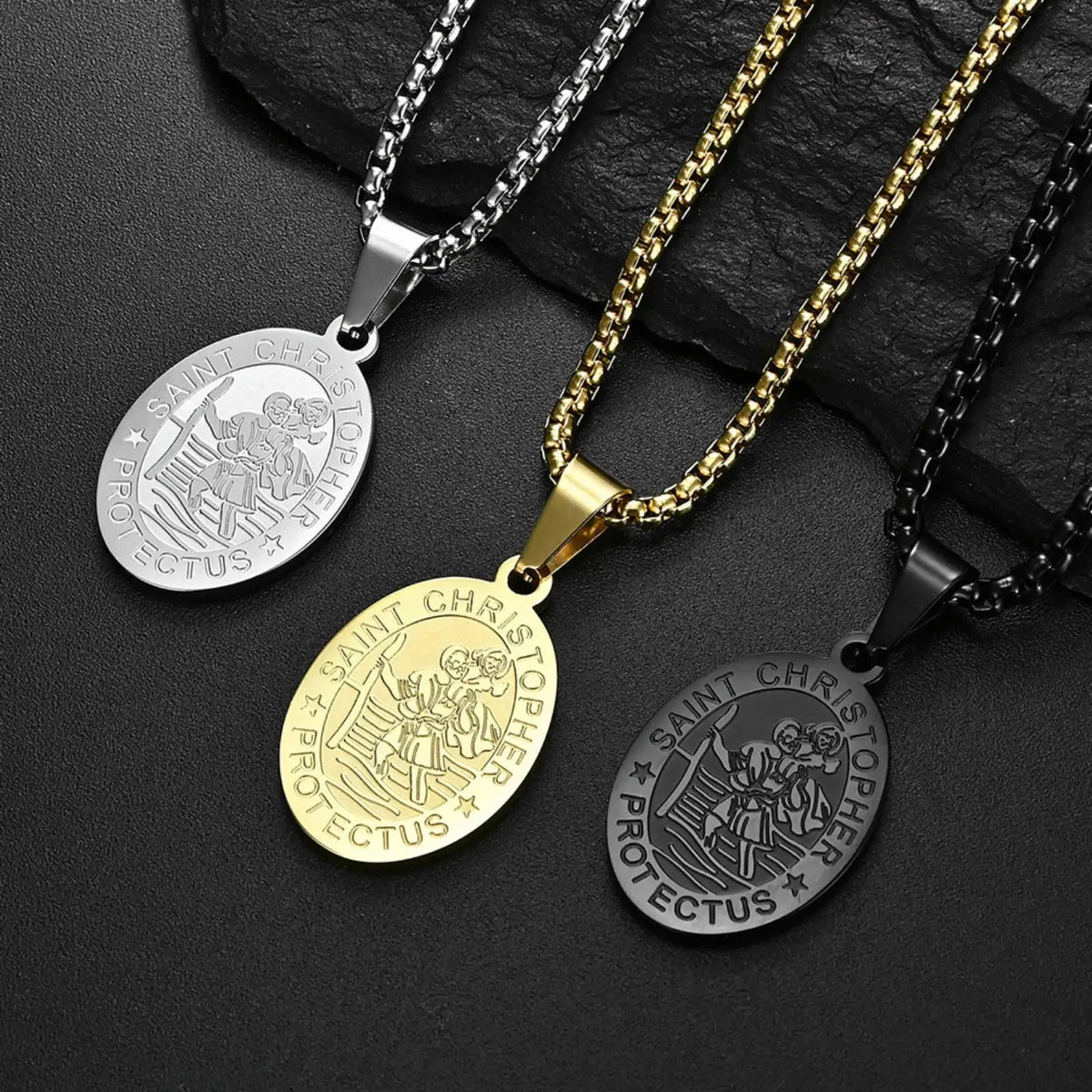 Saint Christopher Pendant Necklace – Unisex