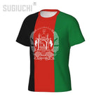 Tight Sports T-shirt Afghanistan Flag