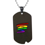 Stainless Steel LGBT Gay Lesbian Love Pride Necklaces