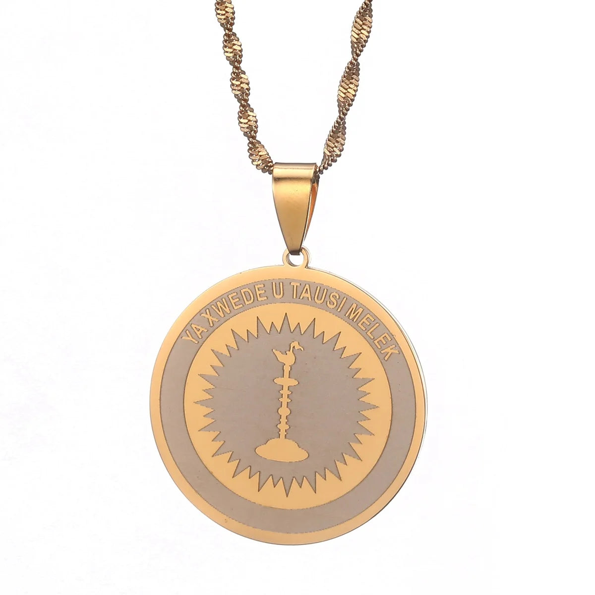 Yezidi Lalish Peacock Pendant Necklaces Yazidis Jewelry