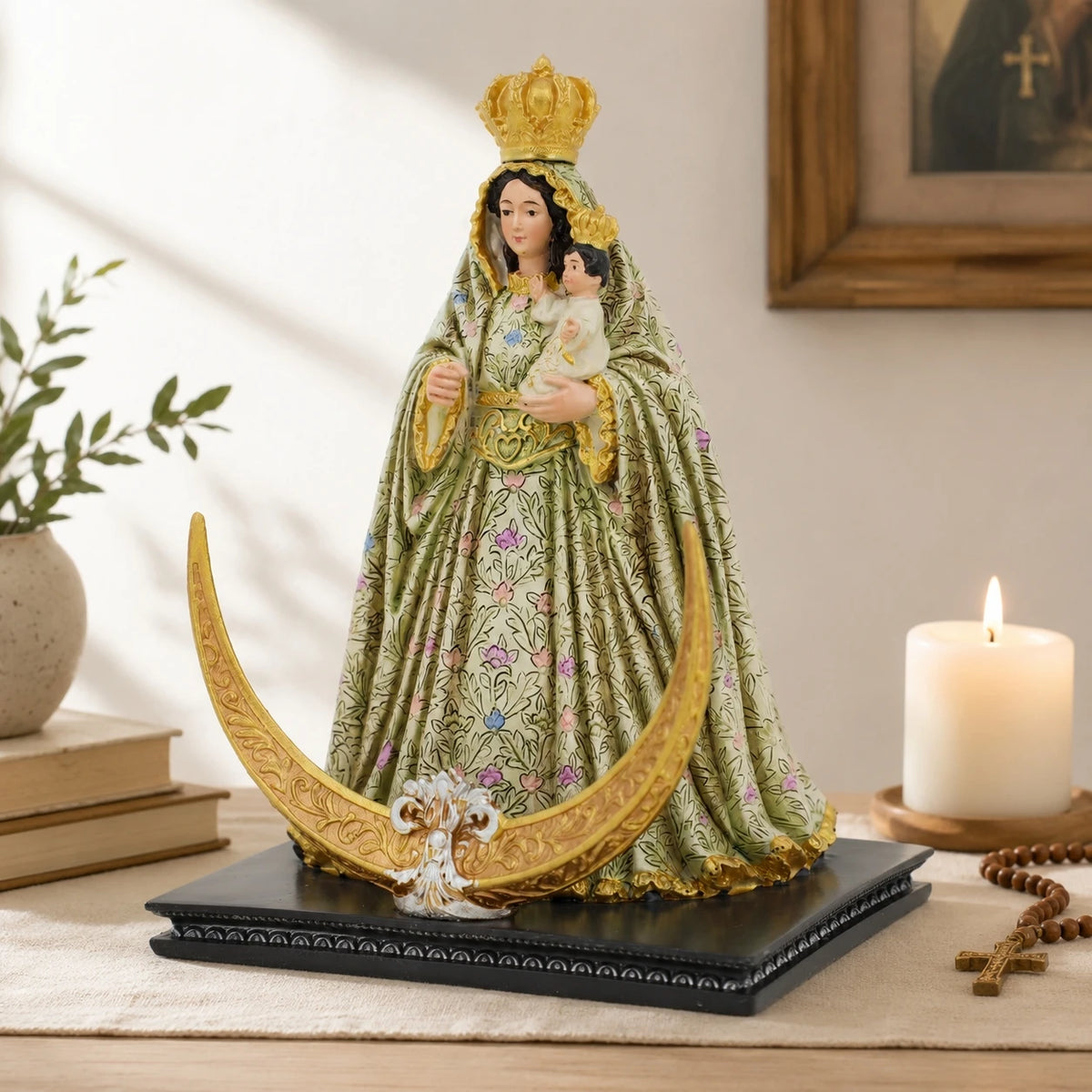 Our Lady of Charity Statue Virgen Figurine