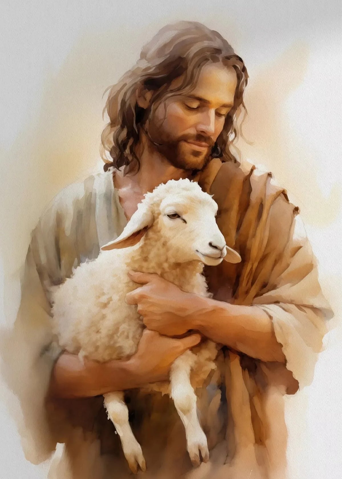 Jesus and The Cross Jesus Poster