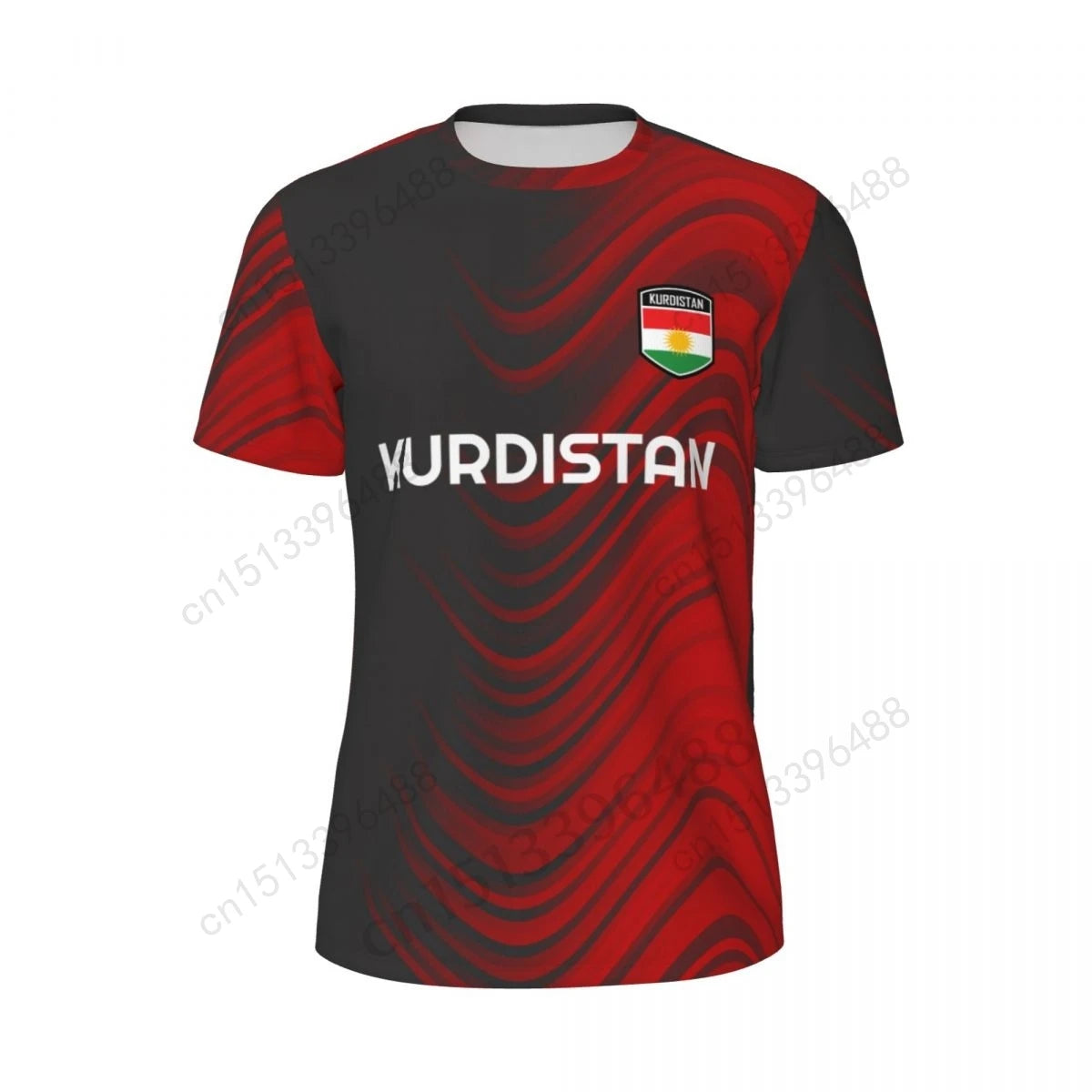 Kurdistan Flag 3D Printed T Shirt