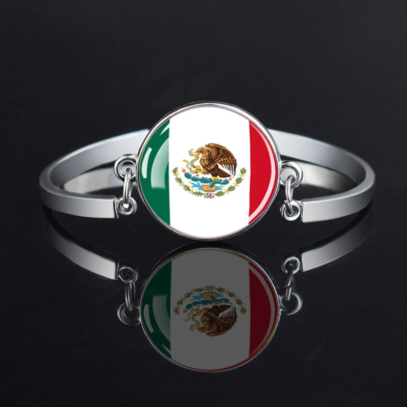 Mexico Flag Bracelets