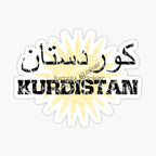Kurdistan National Emblem Sticker