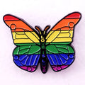 Pride Rainbow Butterfly Badge LGBT Enamel Pin