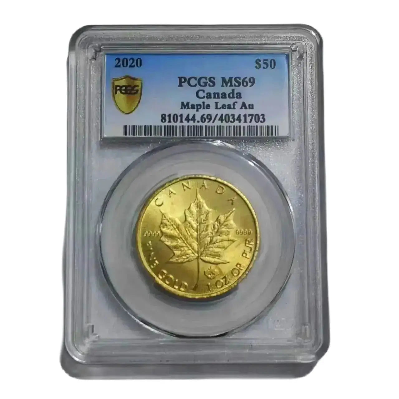 2020 Canada $50 Coin - 24k Gold Plated Tungsten Coins - High Quality Sealed Collection Coin - No Magnetic