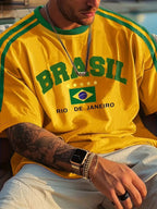 Brazil Rio Flag Tee Shirt