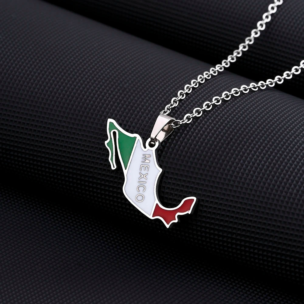 Mexico Map Pendant