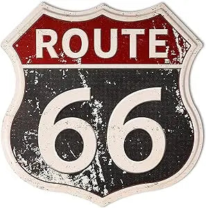 Route 66 America Signs Vintage Metal