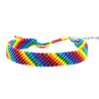 Trendy LGBTQ Braided Rope Bracelet