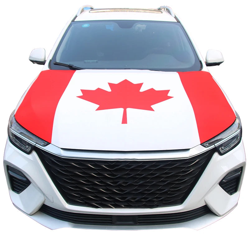 National Canada Flag Car Engine Hood