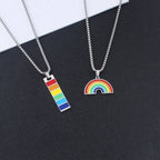 LGBTQ Rainbow Pendant Necklace