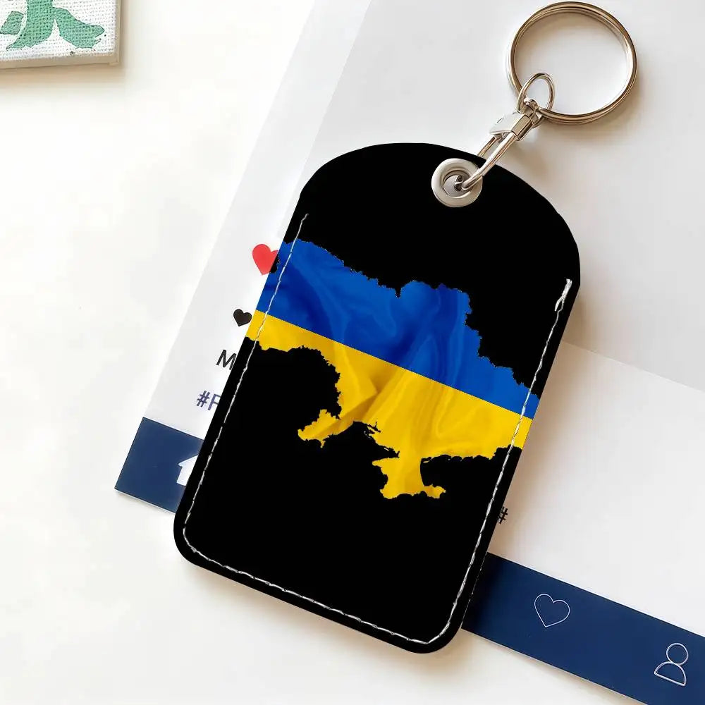 Ukraine Flag Keychain