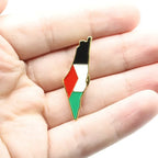Palestine Brooch – Stainless Steel