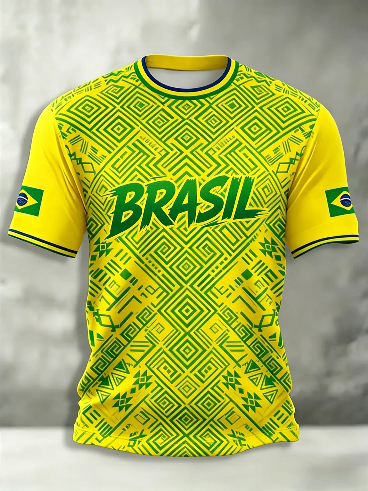 Brazil Football Jersey Short Sleeve