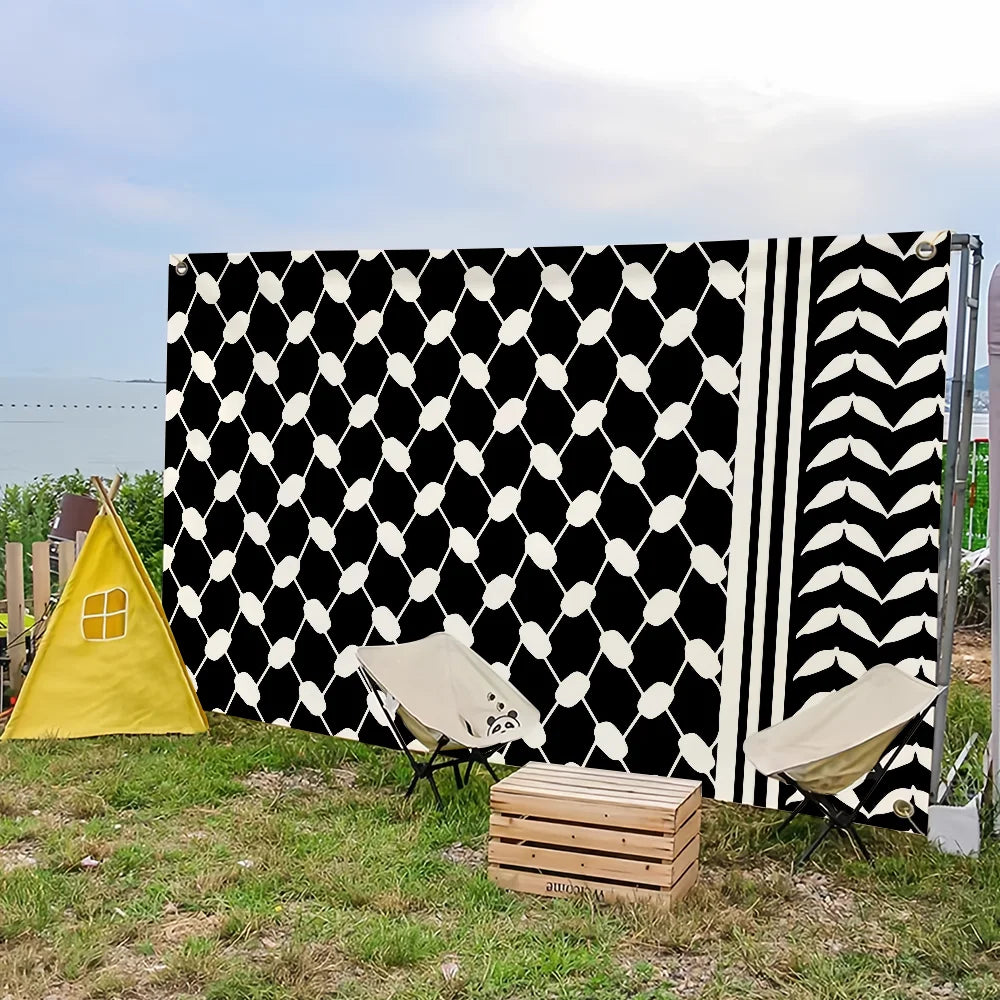Art Keffiyeh Hanging Home Banner