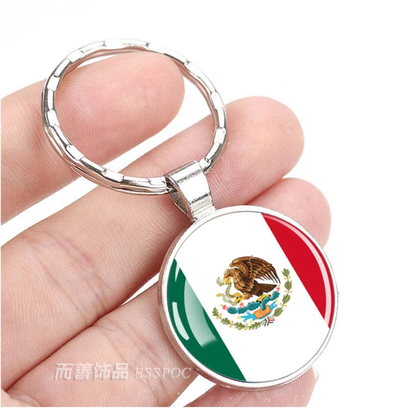 Mexico Flag Keychain