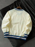 Men's V-Neck Embroidered Sweatshirt Collegiate Athletic Style Chicago