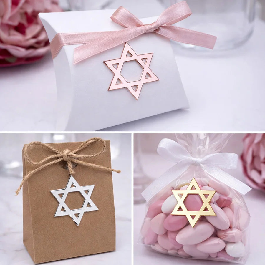 Star of David Acrylic Mirror Stickers