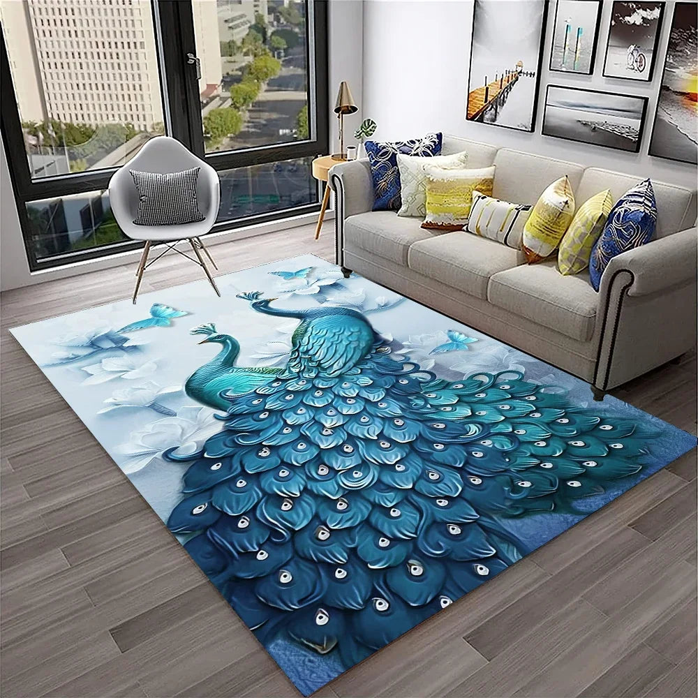 Peacock Rug Doormat