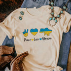 Ukraine T shirt women, female streetwear clothing