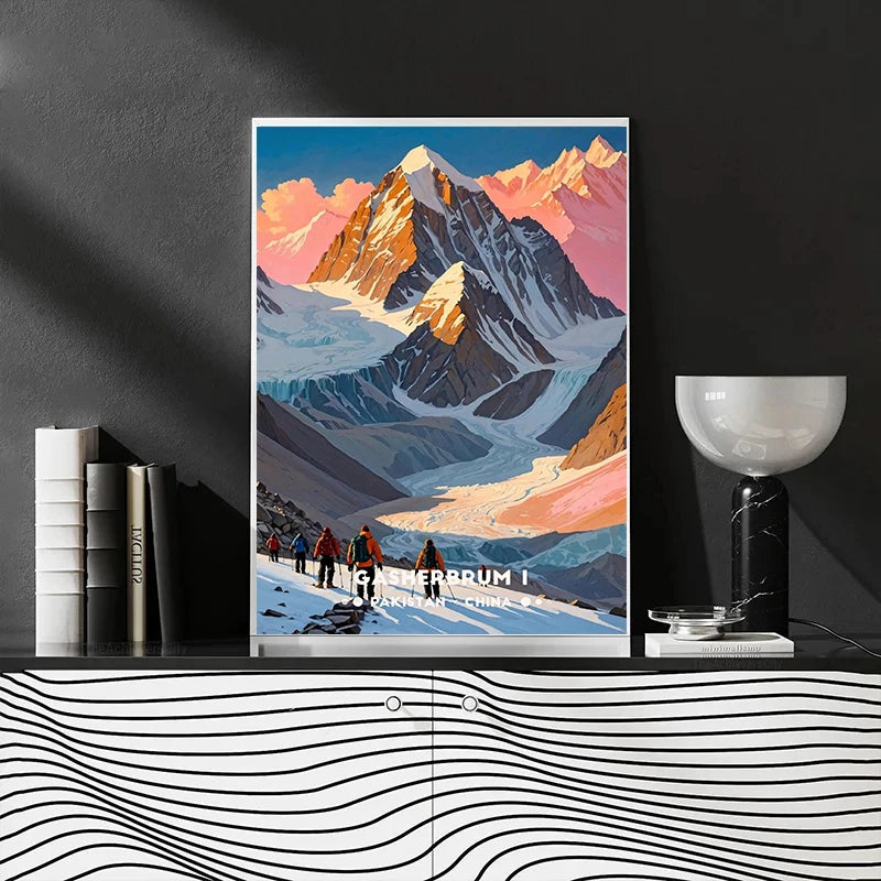 Stunning Mountain Landscape Posters Himalayan Nepal