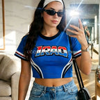 Iraq Cheerleaders Crop Tee