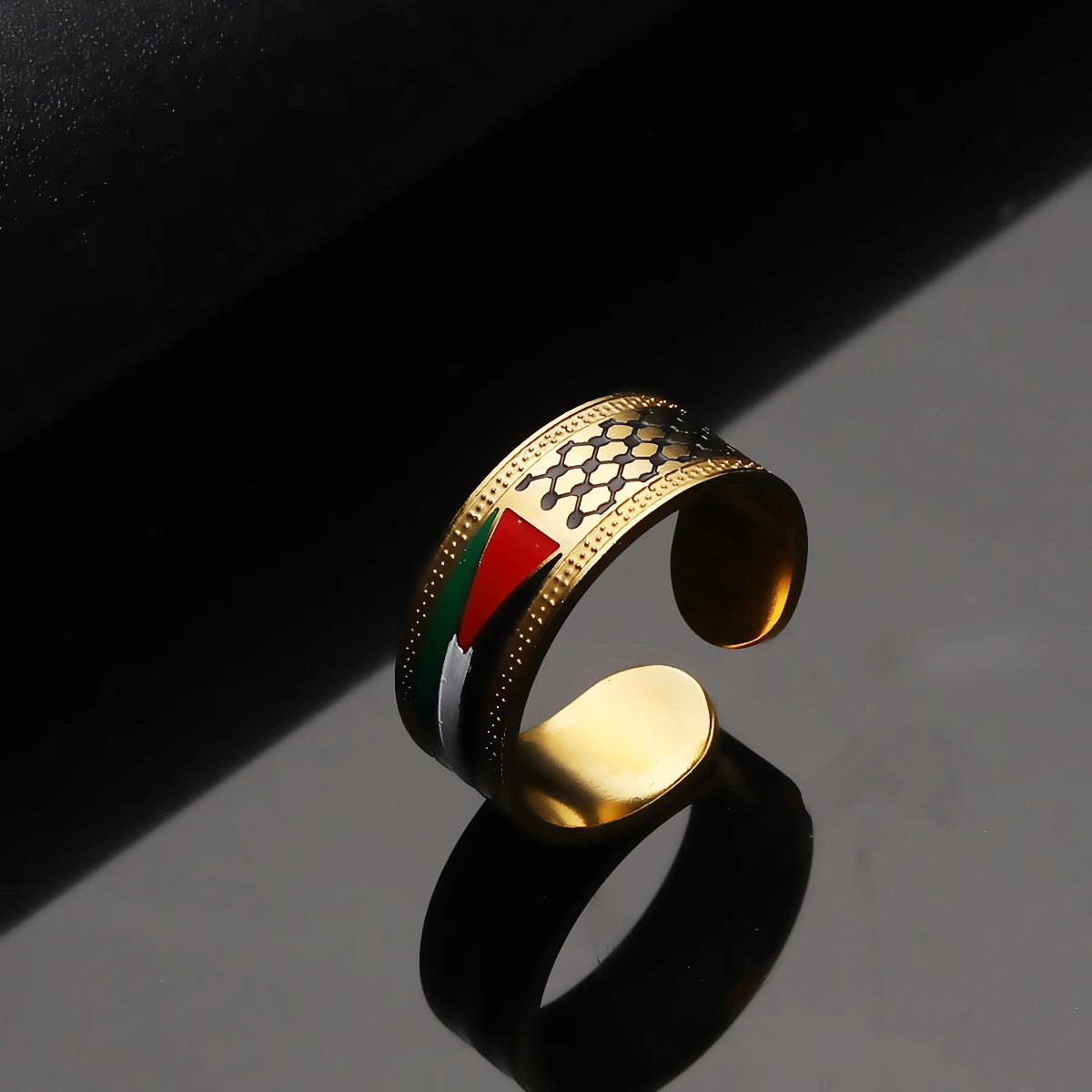 Stainless Steel Arabic Ring Jewelry
