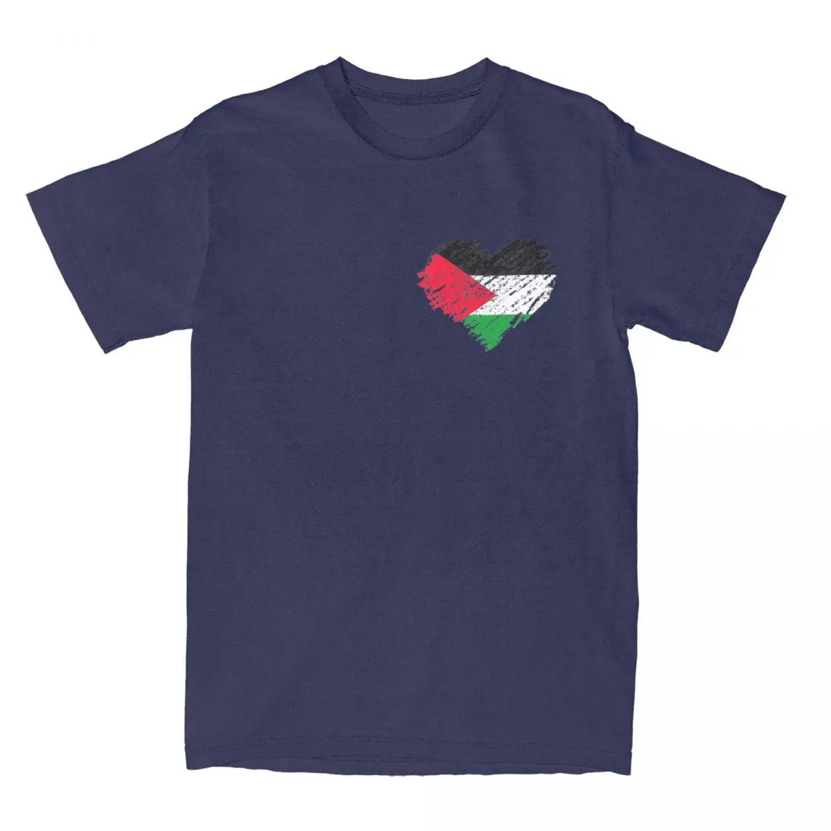 Palestine Heart Flag Vintage T Shirts