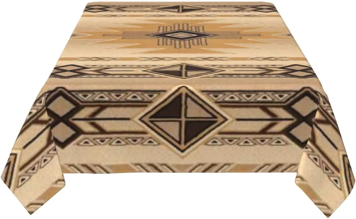 Ethnic Native American Southwestern Rectangle Waterproof Tablecloth Kitchen