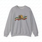 Lion and Sun Iran Design Sweatshirt