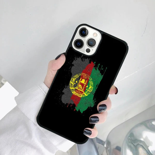 Afghan Flag Phone Case Cover For iPhones