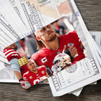 San Francisco 4-49ers NFLS Anti-Scratch Card Sticker