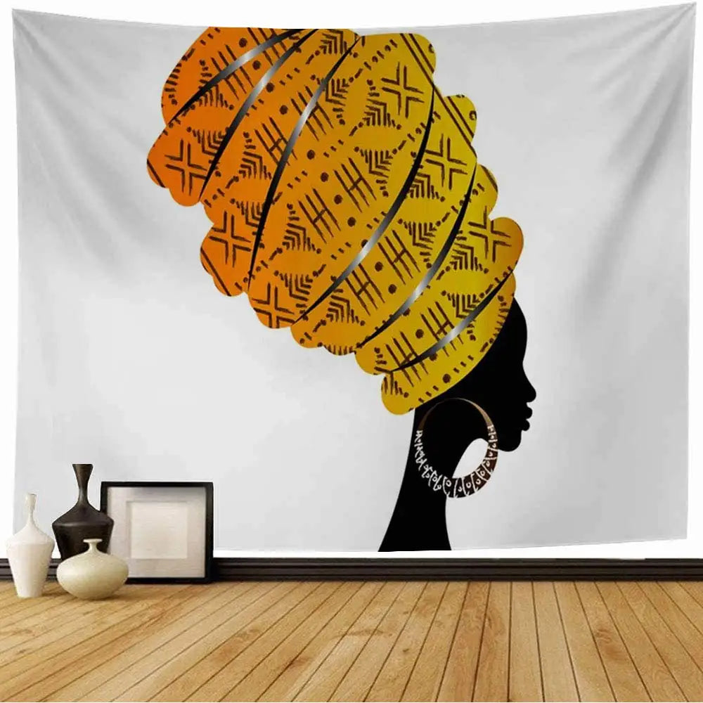 African Tapestry Wall Hanging Decor