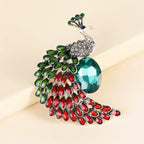Personalized Peacock Brooch Beautiful and Elegant Pin